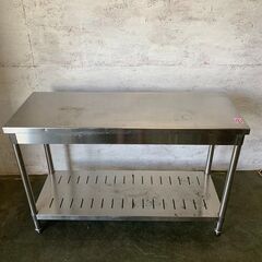 ステンレス作業台 棚 調理台 厨房 業務用 W1200×D450×H800mm Y0129