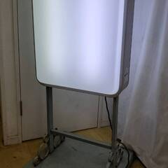 電光看板 電飾看板 白無地看板 両面 ネオン 100V 置き型 自立看板 点灯確認済 幅55×奥行55×高さ115㎝ 福岡フレーム 立山アルミニウム◆近隣配送無料 買取帝国 朝霞店 ヤ即出