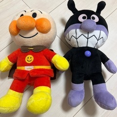 [最終価格]アンパンマン&ばいきんまんぬいぐるみ