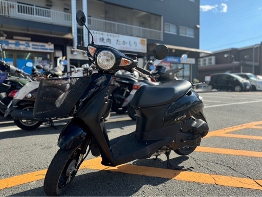 【低走行•外装ピカピカ】スズキ レッツ CA4AA ブラック【ご成約でヘルメットプレゼント】