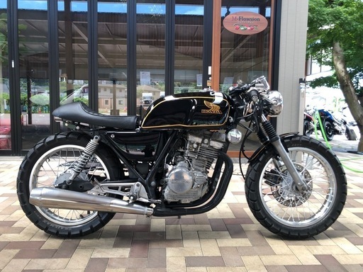 値下げ！HONDA！GB250 クラブマン　MC10 黒/金　オールペイント　セパハン　シングルシート　カフェレーサー　実働