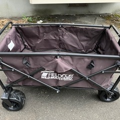 【値下げ‼︎】FIELDOOR ワイルドマルチキャリー タフ 大容量キャリーワゴン 折りたたみ