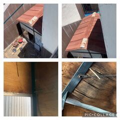 ☆中古￥30,000！【大阪引取限定】プレハブ　コンテナ　倉庫　物置　ハウス　幅280㎝ｘ奥行560㎝ｘ高さ330㎝　【BG201】