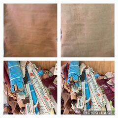 ☆中古￥レザークラフト　皮　革　素材　靴　【BG202】