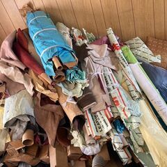 ☆中古￥レザークラフト　皮　革　素材　靴　【BG202】