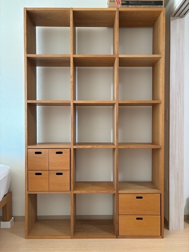 無印良品　スタッキングシェルフ（３×５）\n