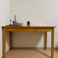 【無印良品】学習机　木製デスク 引取限定 木製デスク | 無印良品