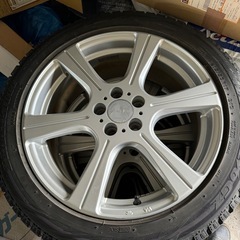 PCD100 5穴17インチ冬タイヤホイールセット