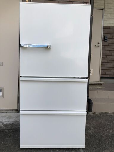 【糸島市内 送料無料】 通電確認済 AQUA アクア AQR-SV24K（W） ノンフロン冷凍冷蔵庫 冷蔵庫 容積238L ホワイト 2021年製 48210-1-010