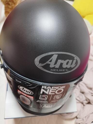 3回使用のみ　アライフルフェイスヘルメットXLサイズ