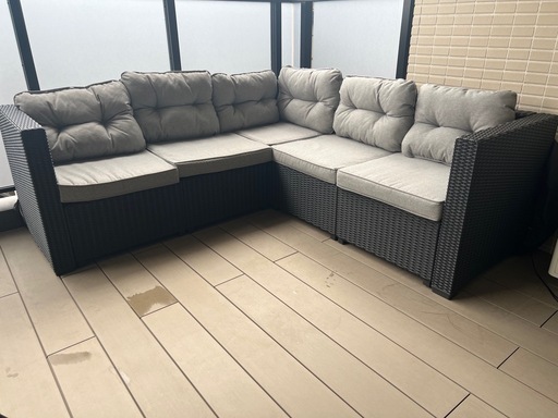 ガーデン ソファー 屋内 屋外 ラタン調
