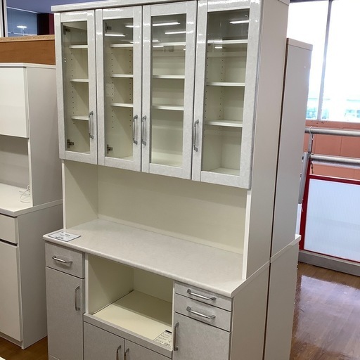 共和産業 4枚扉レンジボード シフォン【トレファク 川越店】
