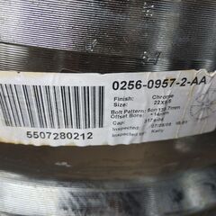 22x9.5J 5x139.7 Eagle Alloys Chrome 4本