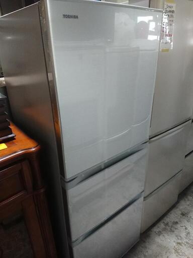 USED【TOSHIBA】冷凍冷蔵庫2016年330L製氷機能付き