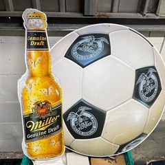 ミラービールブリキ看板③