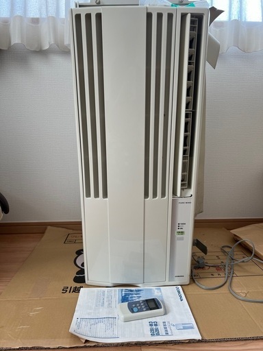 【終了】ウインドエアコン 冷房専用タイプ (4-7畳) CW-1620(WS) 窓用エアコン ウィンドエアコン CW-1619(WS) 後継品 ウインドクーラー ルームエアコン クーラー 冷房 窓 ノンドレン 工事不要 熱中症対策 コロナ(CORONA)