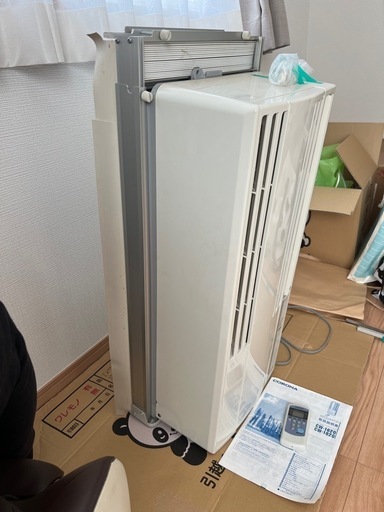 終了】ウインドエアコン 冷房専用タイプ (4-7畳) CW-1620(WS) 窓用  