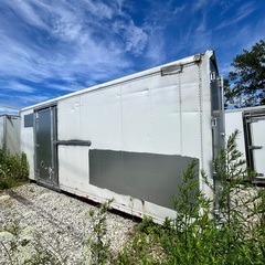 G10. 【格安】横扉付 4トンパネルコンテナ 幅226ｃｍ長さ635ｃｍ高さ243ｃｍ コンテナ 物置 倉庫 物置 格安運送　江別市発 G10. 【格安】横扉付 4トンパネルコンテナ 幅226cm長さ635cm高さ