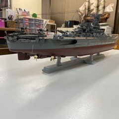 日曜日まで❗戦艦大和 ガラスケース模型 1m超え 只今