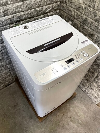 大阪送料無料★3か月保障付き★洗濯機★2020年★シャープ★6.0kg★ES-GE6D-T★S-208