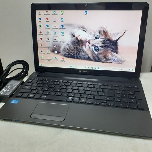 【お取引中です】【15インチで見やすく作業が楽】core i5　8GB　SSD（256）　カメラ　Microsoft Office2021　Wi-Fi　マルチ　テンキー　Windows11　Gateway