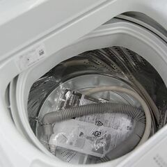 洗濯機 5kg 2022年製 Panasonic NA-F50B15 ホワイト 動作確認済み パナソニック 生活家電 一人暮らしにも! 札幌市 清田区 平岡