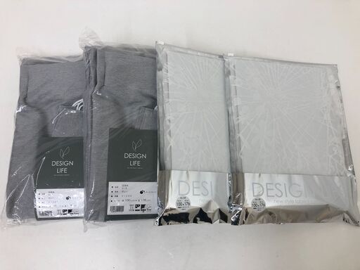 未使用 カーテンレースセット！ DESIGN LIFE/ SERA デザインライフ / セーラ　レース/クッカボイル 100×178cm