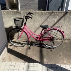 自転車 ママチャリ ピンク