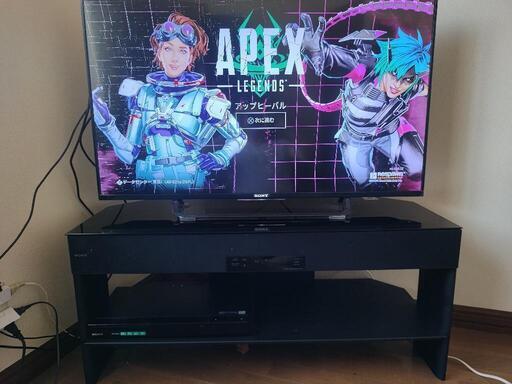 取引完了SONY BRAVIA 43インチ  テレビ\u0026ブルーレイレコーダー\u0026テレビ台3点セット 値引き交渉️⭕️