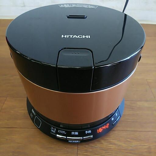 HITACHI 日立  IH炊飯器 おひつ御膳 RZ-TS202M  ブロンズゴールド 2合炊き 打込鉄釜  炊飯器 2018年製 中古現状品