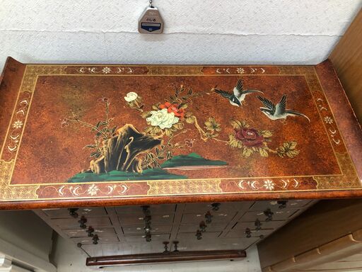 値下げしました！茶箪笥 和家具 ヴィンテージ家具 茶棚 収納棚 ビンテージ タンス たんす チェスト ラック レトロ アンティーク 箪笥 飾り棚 おしゃれ リーニング済 堺市 石津【ジャングルジャングルサカイ石津店】 値下げしました！茶箪笥 和家具 ヴィンテージ家具 茶棚 収納棚