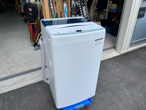 Haier ハイアール 2022年製 全自動洗濯機 5.5Kg  JW-U55HK 内部清掃済 稼働確認済 中古品 ③