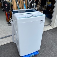 Haier ハイアール 2022年製 全自動洗濯機 5.5Kg  JW-U55HK 内部清掃済 稼働確認済 中古品 ③