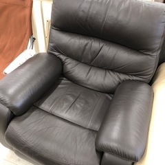 ニトリ 電動リクライニングソファー ダークブラウン【トレファク堺福田店】