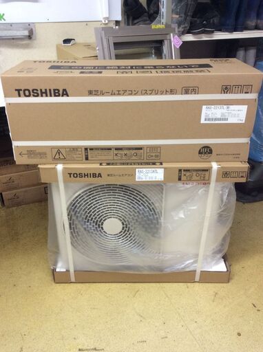 ◆姫路近辺限定大特価◆ 新品 TOSHIBA エアコン 室外機セット 取付工事費コミコミ ６畳用 子ども部屋 書斎 寝室