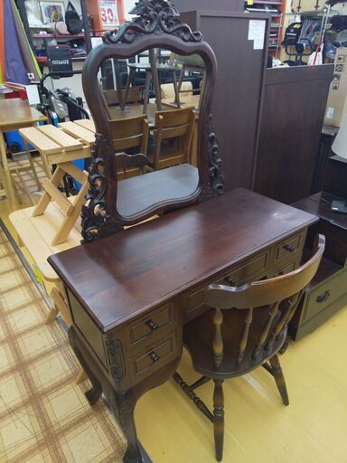 持帰り家具3割引 アンティークドレッサー N24-920 高く買取るゾウ八幡西店