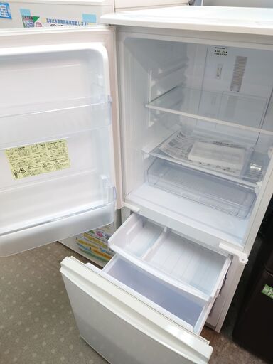 安心の除菌洗浄済シャープ 2ドア冷蔵庫 SJ-D14F 2020年製 保証有り【愛  