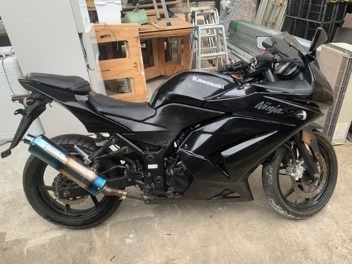ニンジャ250R 好調　セルOK　EX250K最終モデル　NINJA 社外マフラー　26496km　スポーツレプリカ　低燃費