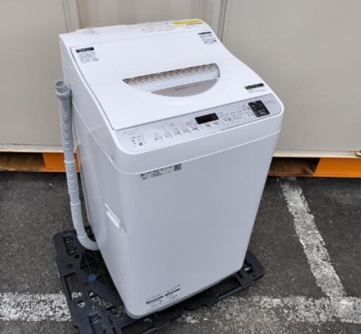 ☑︎ご成約済み■2020年製■シャープ「5.5kg /乾燥3.5kg」縦型洗濯乾燥機  ES-TX5E-S /ヒーター乾燥
