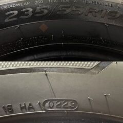 HANKOOK Ventus S1 evo3 SUV 235/55R19 19インチ 夏タイヤ 4本 23年製 バリ溝 レクサスRX T33エクストレイル ベンツ/GLC等　(KTH033)