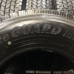 YOKOHAMA ice GUARD iG91 195/80R15 107/105L LT 15インチ スタッドレス 4本 23年製 バリ溝 ハイエース キャラバン等　(KTS063)