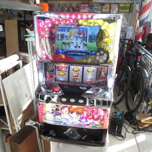パチスロ実機 魔法少女リリカルなのは コイン不要機付き スロット |江別市のリサイクルショップドロップ