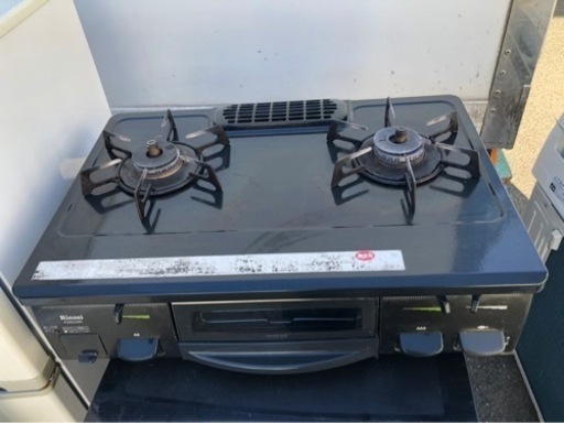 Rinnaiリンナイ ガステーブルRT61GH-R LPガス用 ブラック 右強タイプ