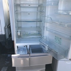 NO 319  🌈福岡市内配送設置無料✨🌈　パナソニック Panasonic エコナビ搭載冷蔵庫 (426L・右開き） 5ドア シャンパン NR-E437T-N