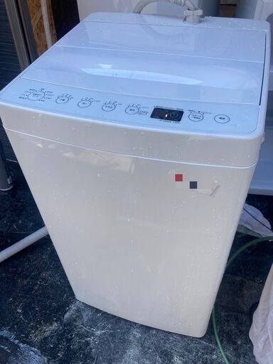 ☆中古￥7,800！TAG label　4.5kg洗濯機　家電　2019年製　AT-WM45B型　幅53㎝ｘ奥行50㎝ｘ高さ89㎝　【BG203】