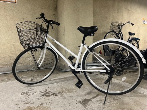 上尾 イグアス26型 白 自転車