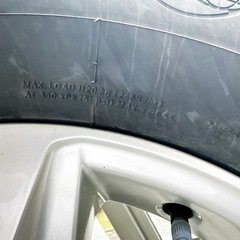 【ホイール付4本セット】ランドクルーザープラド後期　17インチ純正ホイールタイヤ