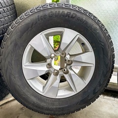 【ホイール付4本セット】ランドクルーザープラド後期　17インチ純正ホイールタイヤ