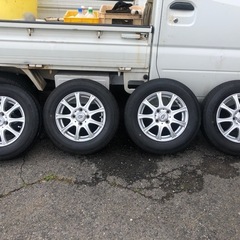 ⭐️値下げしました 軽自動車用13インチ未使用BSサマー タイヤと美品  