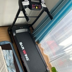 ランニングマシン、バーウィングMAX時速12km折りたたみ式